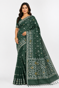 Premium Khadi Handloom Silk Saree| Green (Copy)