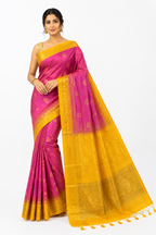 Pure Kanjivaram Silk Saree With Silkmark | Rani