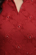 Free Size| Premium Woolen Kurti| Rani