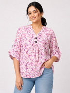 Free Size| Size Ladies Premium Top| Purple ( Best fit L/XL/XXL)