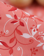Medium| Pure Cotton Double Sheet Set (5ft x 7ft) + 2 Pillow Covers | Peach