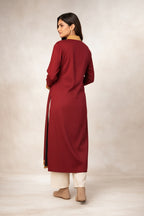 Free Size| Premium Woolen Kurti| Black