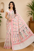 Premium Dhakai Jamdani Saree| White