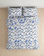 Medium| Pure Cotton Double Sheet Set (5ft x 7ft) + 2 Pillow Covers | White