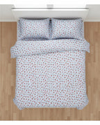 Medium| Pure Cotton Double Sheet Set (5ft x 7ft) + 2 Pillow Covers | White