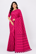 Premium Stitch Work Assam Silk Saree| Rani