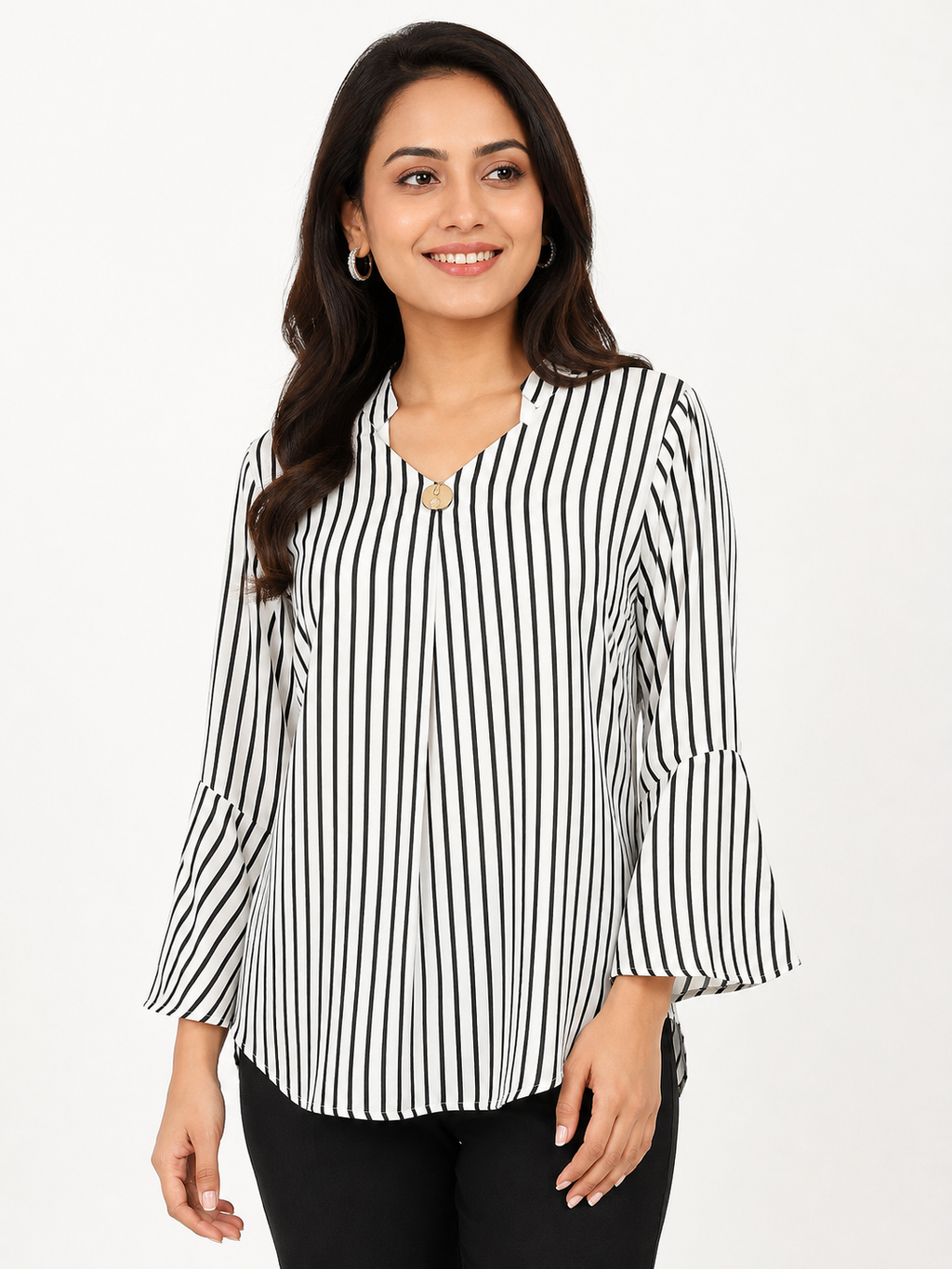 Free Size| Size Ladies Premium Top| White ( Best fit M/ L)