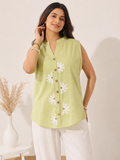 Free Size| Size Ladies Premium Top| Green ( Best fit L/XL/XXL)