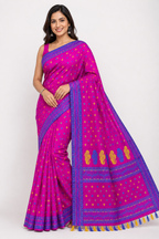 Premium Stitch Work Assam Silk Saree| Rani