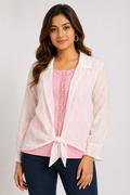 Free Size| Size Ladies Premium Top| Pink ( Best fit M/ L)