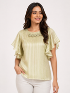 Free Size| Size Ladies Premium Top| Pesta Green ( Best fit L/XL/XXL)