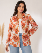 Free Size| Size Ladies Premium Shirt Top With Winner | Floral ( Best fit L/XL/XXL)