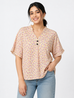 Free Size| Size Ladies Premium Top| Floral ( Best fit L/XL/XXL)