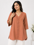 Plus Size| Ladies Premium Top| Rust (Best fit 2XL/3XL/ 4XL)