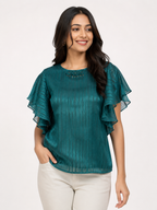 Free Size| Size Ladies Premium Top| Bottle Green ( Best fit L/XL/XXL)
