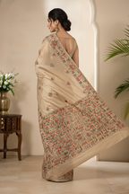 Back Pose Pallu Drape