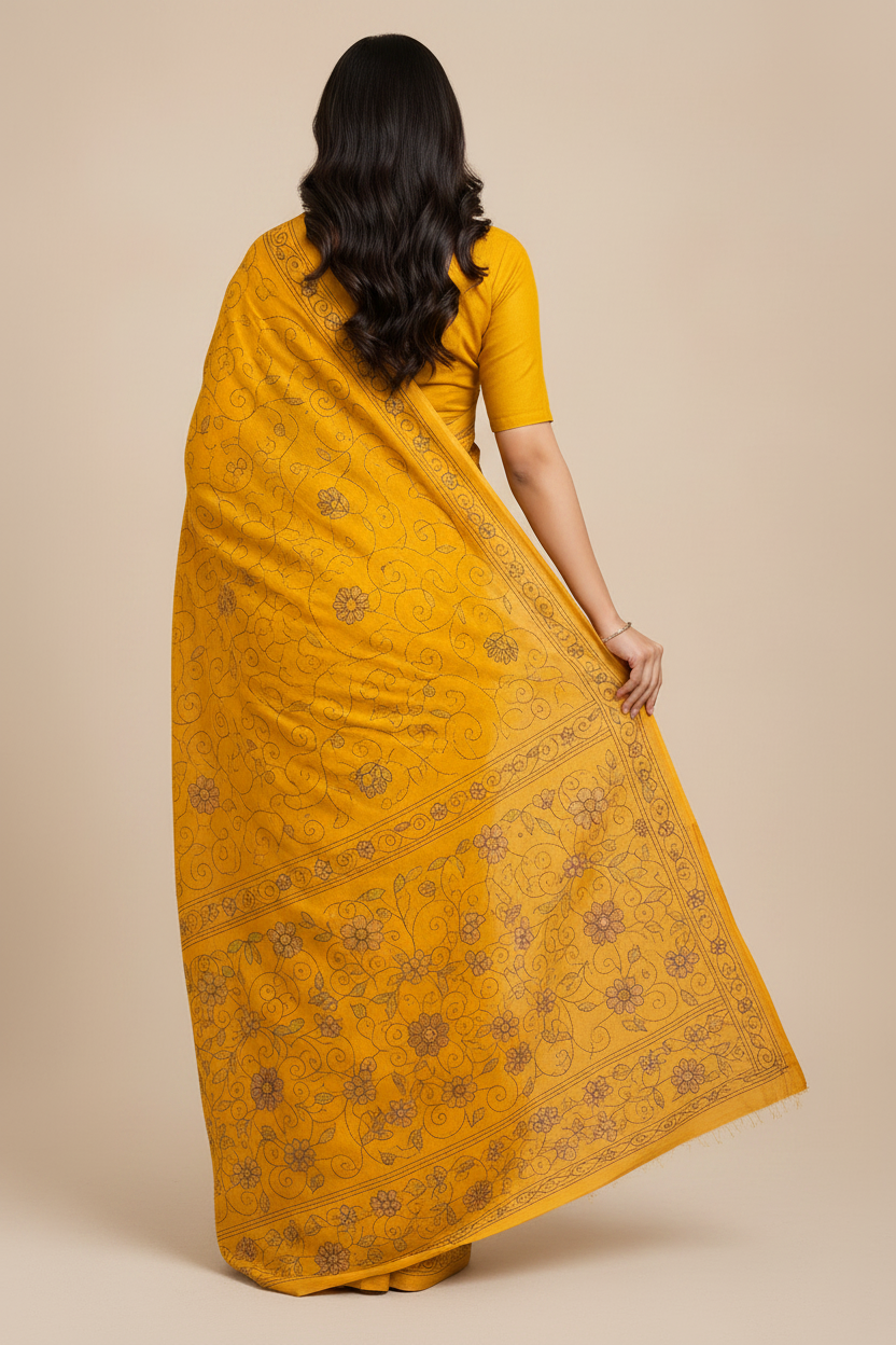 Back view pose