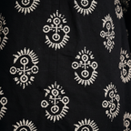 Block print detail close-up