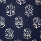 Block print pattern close-up
