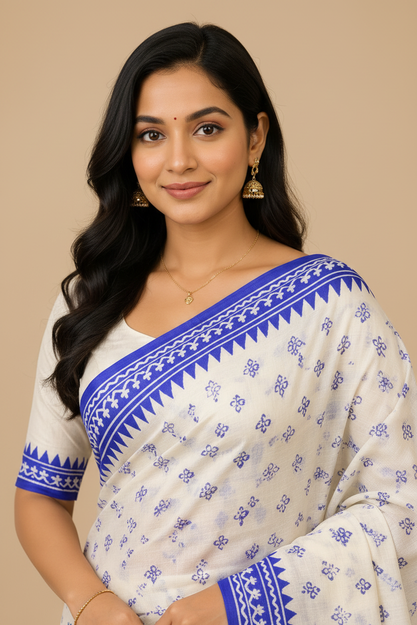 Close-up neckline and drape
