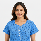Close-up neckline shot