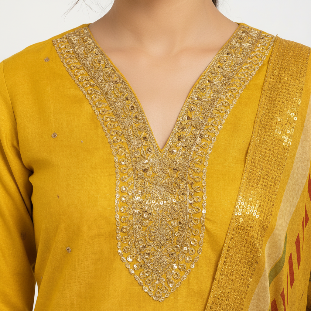 Close-Up Neckline