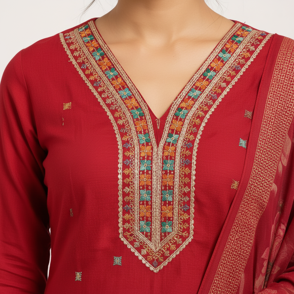 Close-Up Neckline