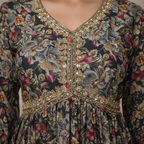 Embellished yoke detail close-up