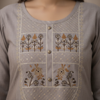 Embroidery close-up