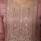 Embroidery detail close-up