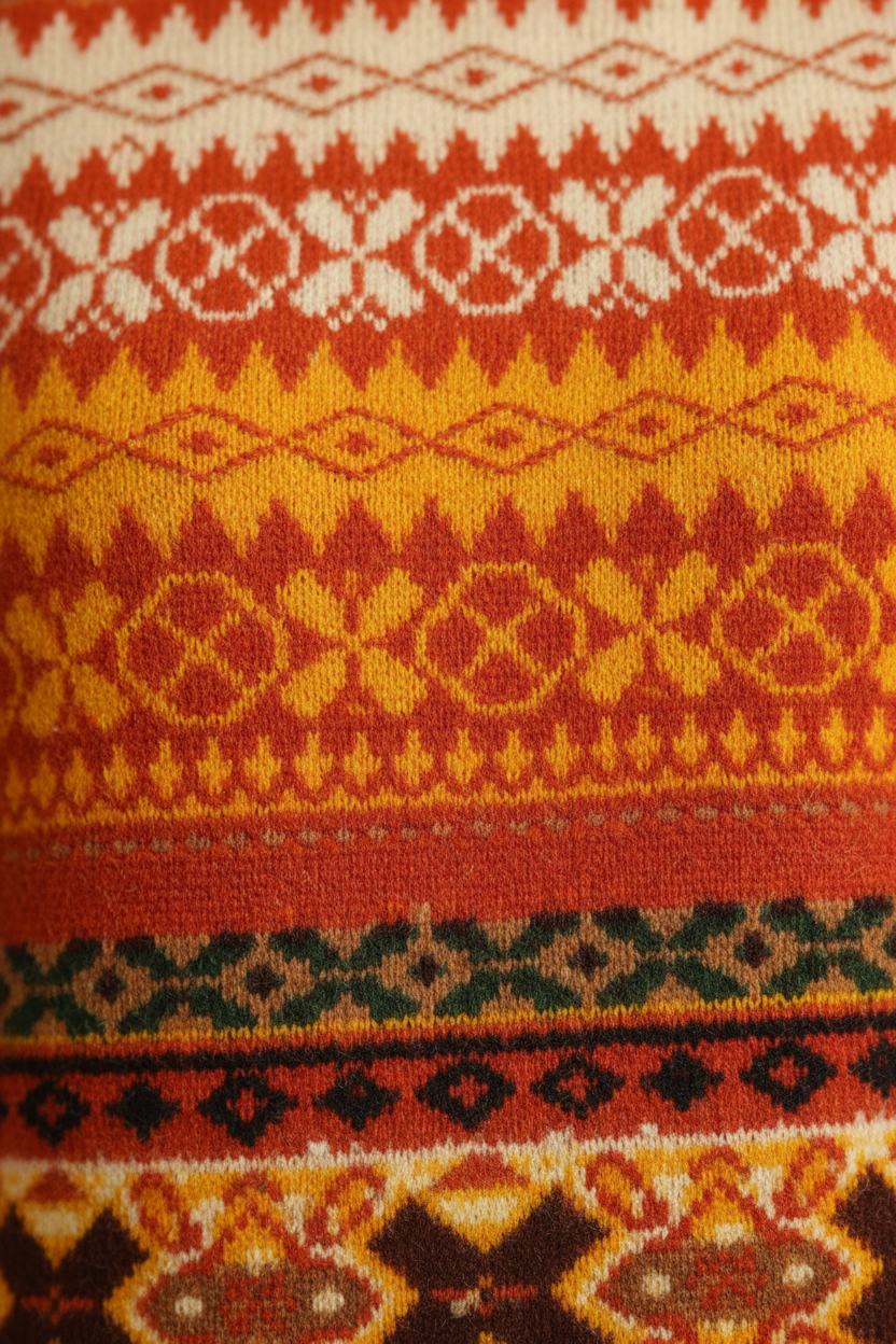 Multicolor Striped Kurti Fabric Detail