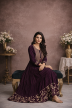 Seated elegant pose