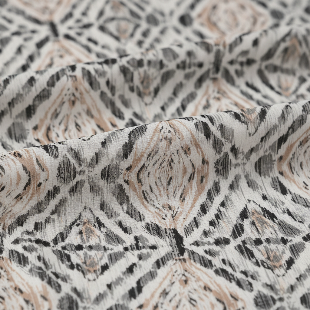 Texture shot - geometric ikat print