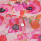 Texture shot - hot pink abstract poppy chiffon print