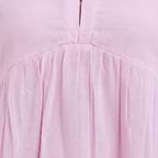 Texture shot - lavender peplum top