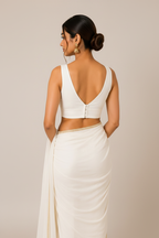 White Blouse Back View