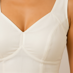 White Padded Blouse Texture